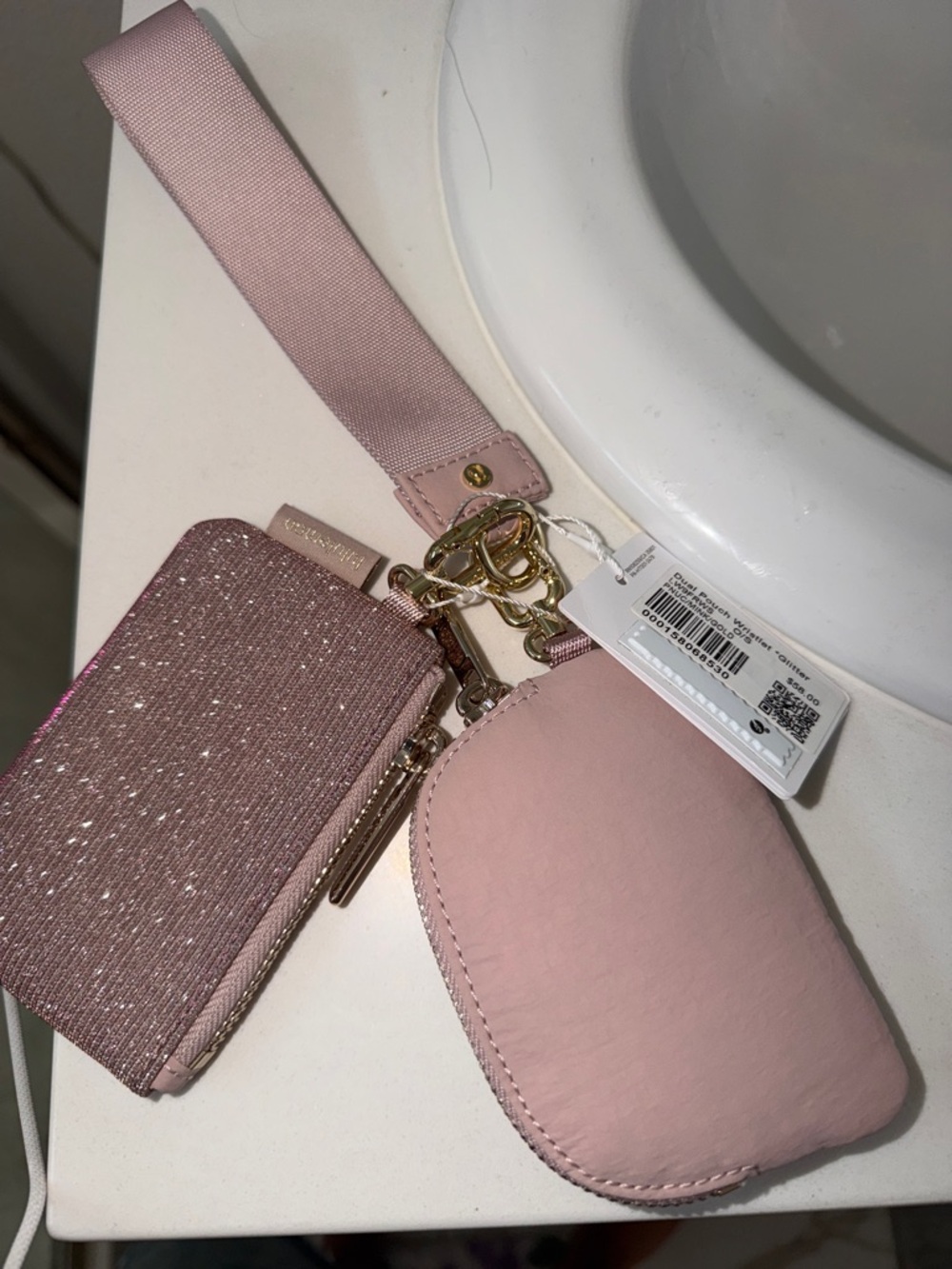 Lululemon dual pouch  Wristlet Keychain Set - Picture 2 of 6